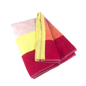 ORANGE PINK YELLOW MAGENTA WIDE STRIPE