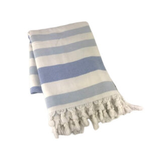 BLUE WIDE STRIPE SARONG