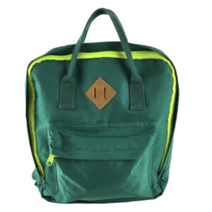BACKPACK GREEN LIME ZIP SMALL