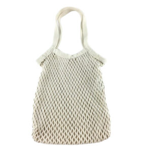 GROCERY CREAM MESH BAG