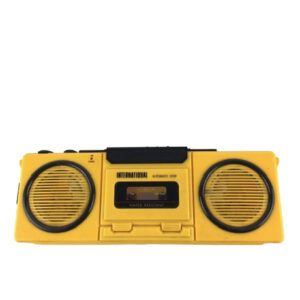 YELLOW RETRO CASSETTE PLAYER