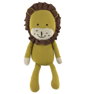 MUSTARD COTTON LION SOFT TOY