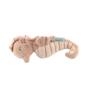 PINK SEAHORSE RATTLE SOFT TOY