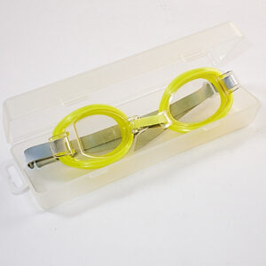 yellow swim goggles