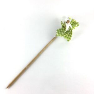GREEN GINGHAM WINDMILL