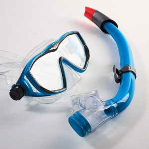 blue snorkel set