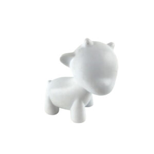 WHITE RUBBER SHEEP ORNAMENT
