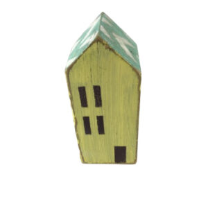 WOODEN YELLOW HOUSE BLOCK