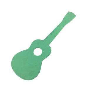 GREEN GUITAR WOODEN SHAPE