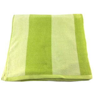 LIME GREEN STRIPED TOWEL