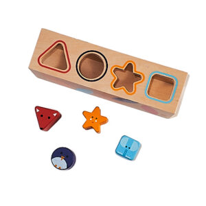 wood shapes block set
