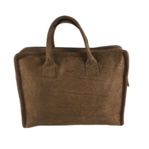 BROWN LEATHER LAPTOP BAG