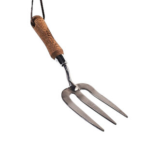 STAINLESS STEEL & WOOD FORK
