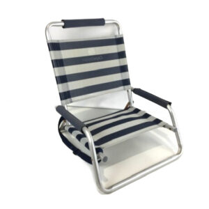 CHAIR BLUE WHITE STRIPED