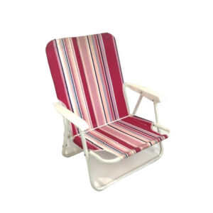 CHAIR PINK STRIPE BEACH