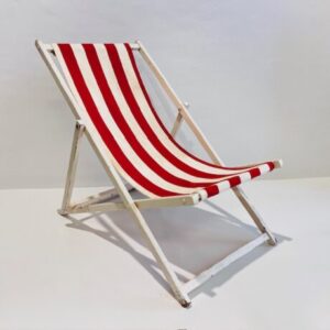 RED WHITE STRIPE WHITE FRAME