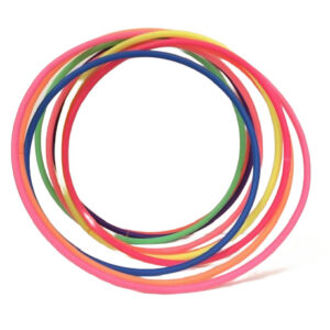 VARIOUS COLOURS HULA HOOPS