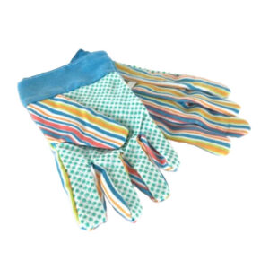 BLUE STRIPY COTTON GLOVES