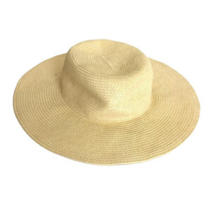 CREAM WOVEN SUN HAT