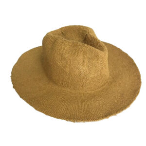 BROWN WOVEN SUN HAT