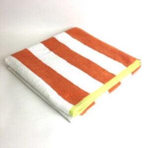 ORANGE WHITE STRIPE YELLOW BINDING
