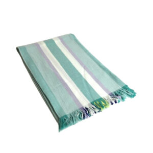 GREEN PURPLE WHITE STRIPE SARONG