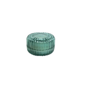 GREEN GLASS CANDLE