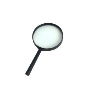 BLACK MAGNIFYING GLASS