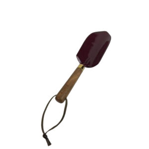 BURGUNDY METAL SPADE