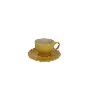 YELLOW CUP & SAUCER