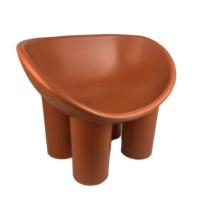 ORANGE ROLY POLY CHAIR