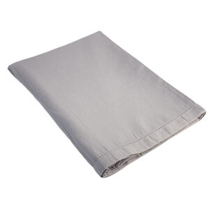 PALE GREY TABLECLOTH