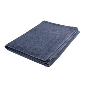 BLUE RIBBED TOWEL