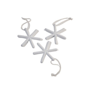 WHITE WOOD STARS ( 3 SETS)