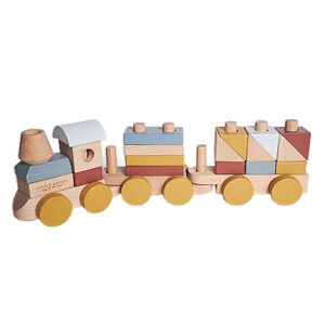 WOODEN  COLOUR BLOCKS TRAIN