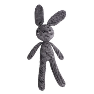GREY HANDKNITTED BUNNY