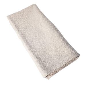 CREAM RIBBED TOWEL