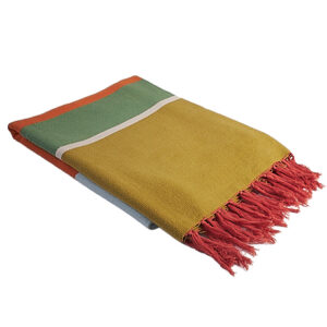 rust yellow throw